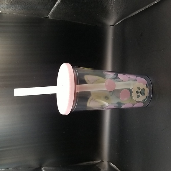 Corgi Drinking Boba Cup with Straw - Picture 3 of 7